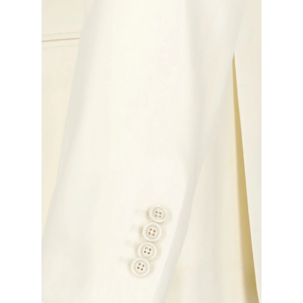 Lardini Ivoor Wol Shawl Neck Jas Beige Heren