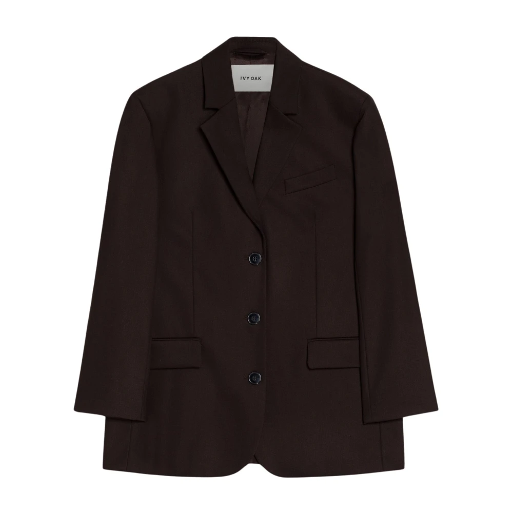 IVY OAK Jacqueline Blazer Brown Dames