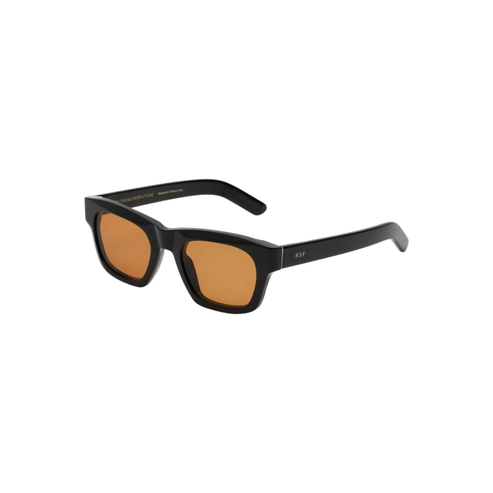 Retrosuperfuture Unisex Black Sintesi Sunglasses - Sunglasses - 52 Mm - Accessories