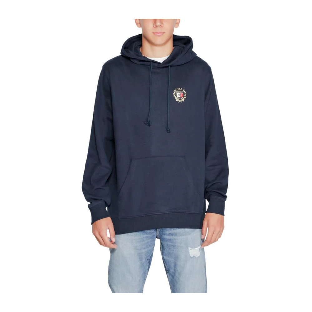 Tommy Jeans Katoenen Crewneck Sweater Blue Heren