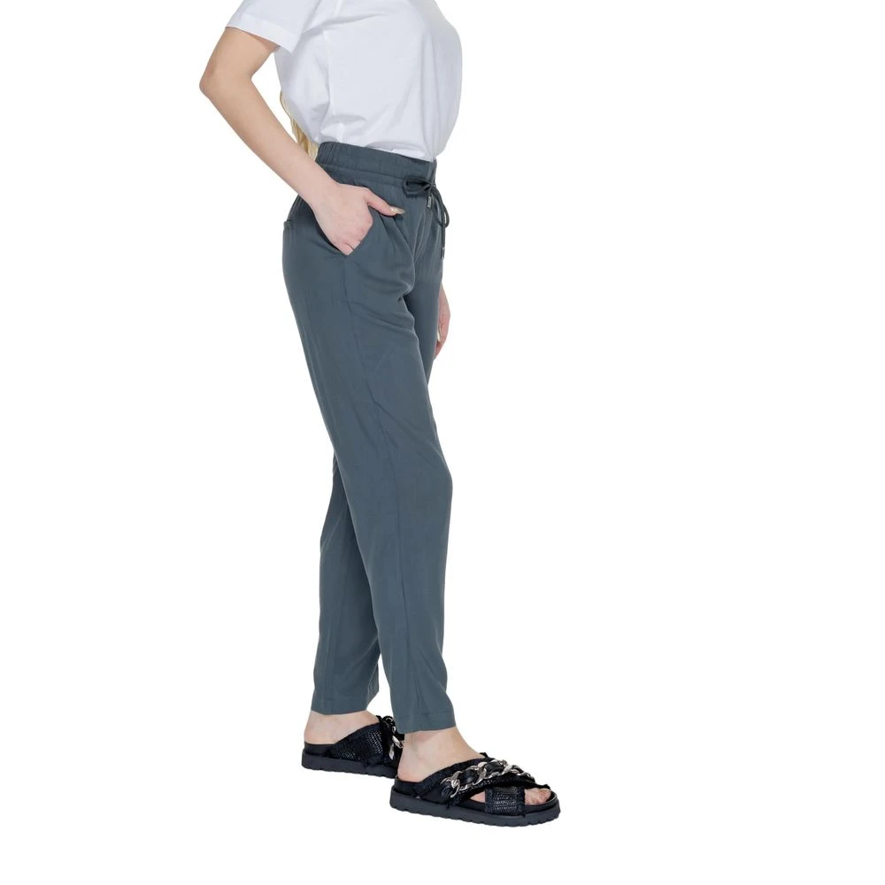 Street One Groene Viscose Jeans & Broek Blue Dames