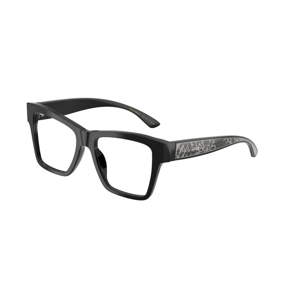 Dolce & Gabbana Women's Black Glasses, 54 Mm, Square Eyeglasses