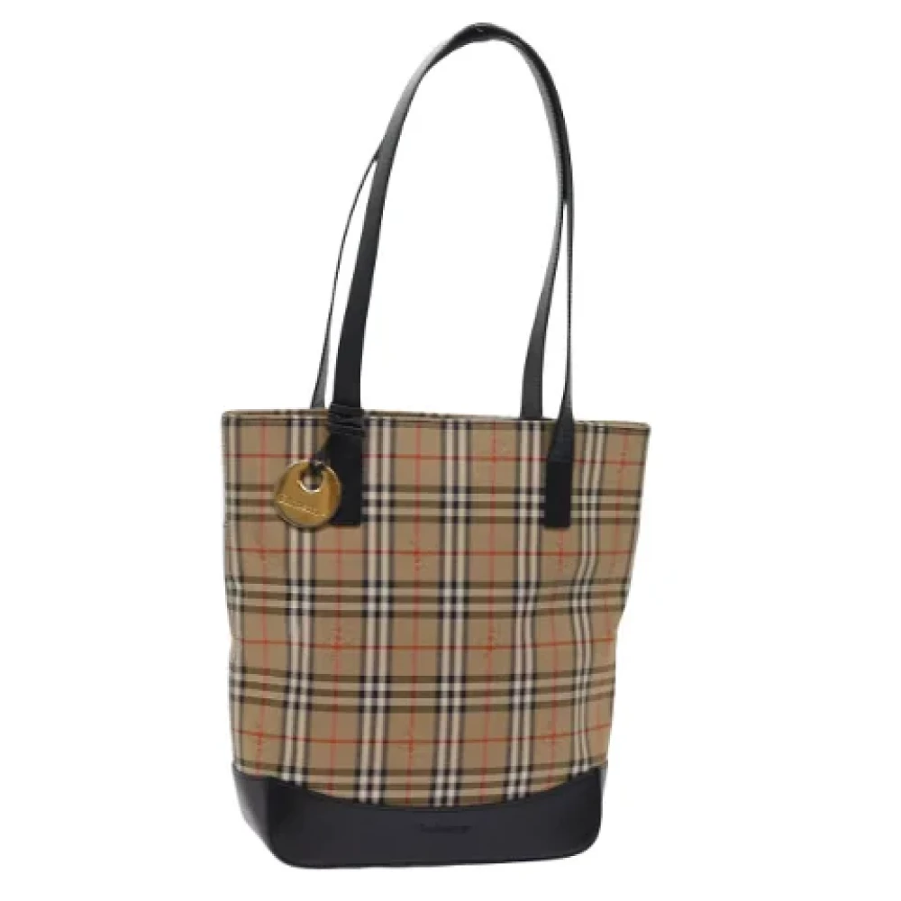 Burberry Vintage Pre-owned Nylon totes Beige Dames