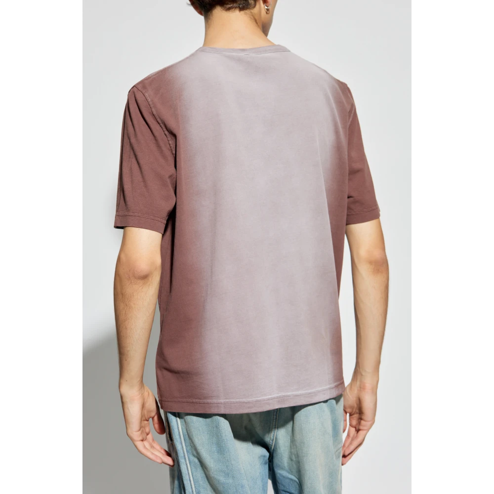 Diesel T-shirt T-Adjust-Q2 Purple Heren