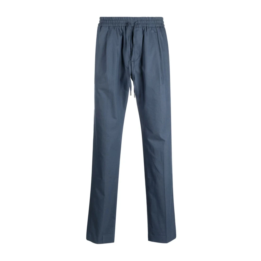 Tommy Hilfiger Men's Blue Straight Trousers,, Activewear Hampton Birds Eye W30 L32