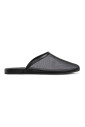 black-mesh-leather-slipper-open-back