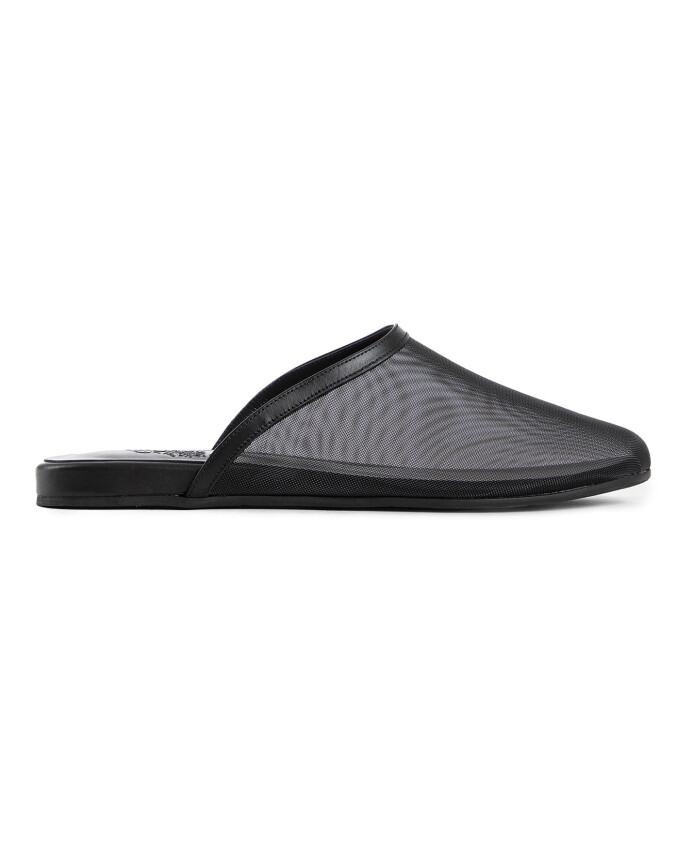 black-mesh-leather-slipper-open-back