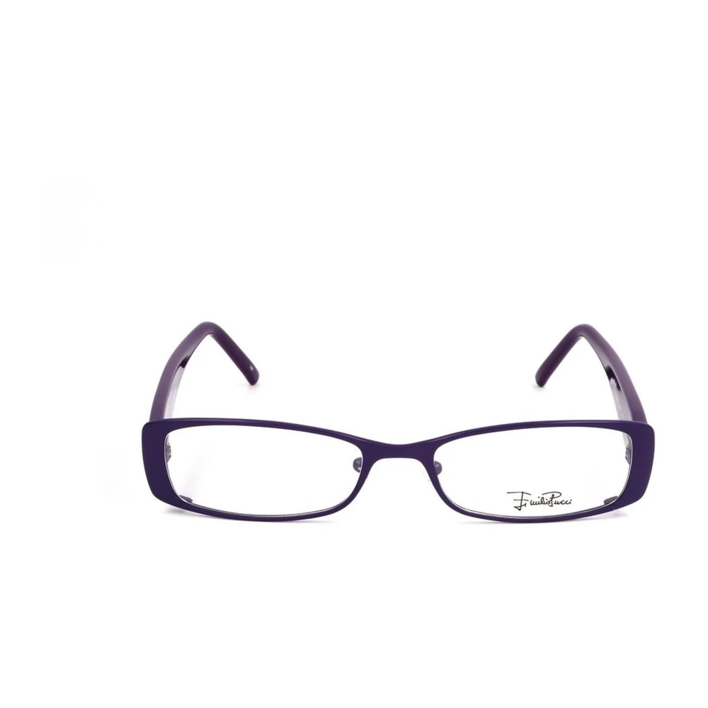 EMILIO PUCCI Lila wijzerplaat metalen frames voor vrouwen Purple Dames