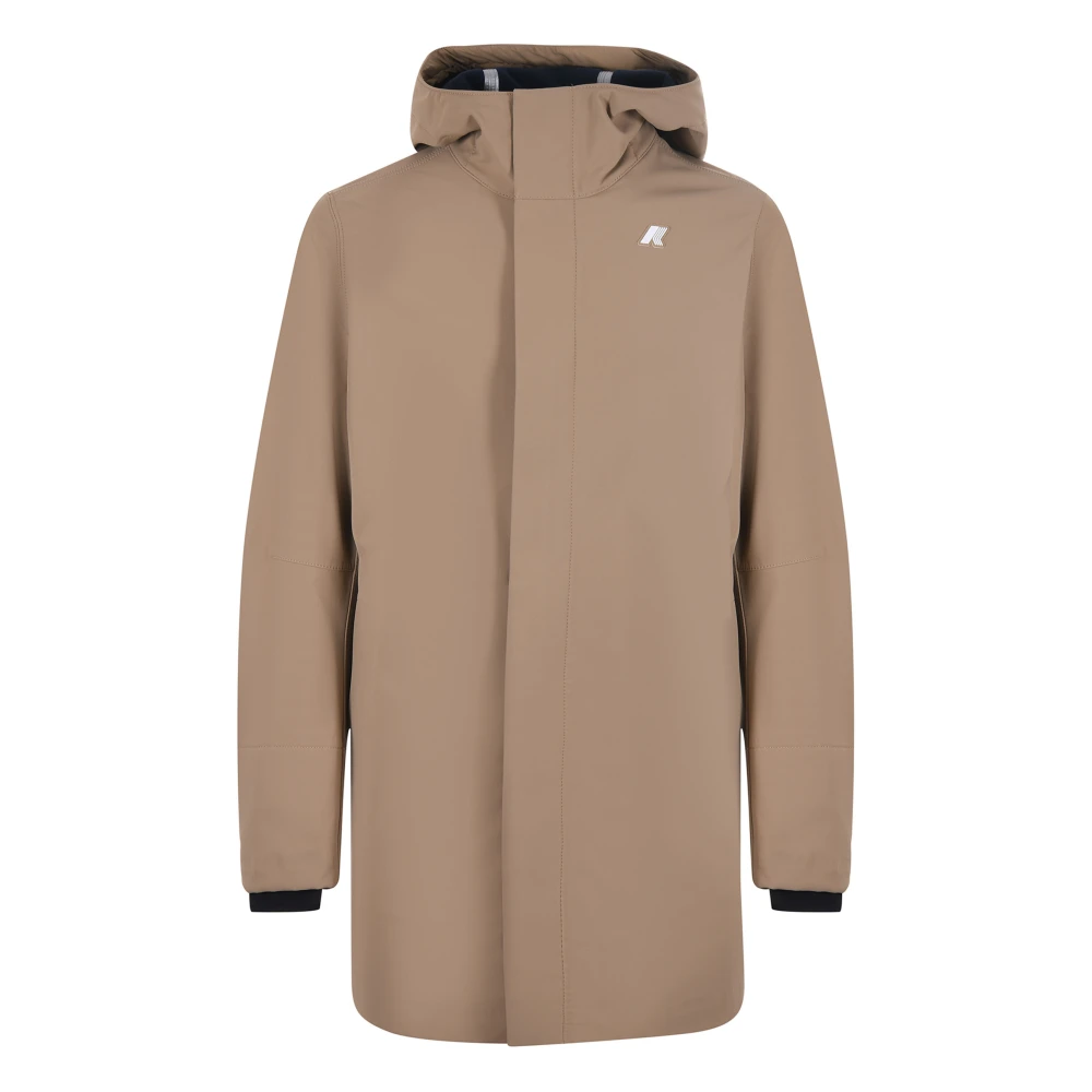 K-Way Uomo Beige - Marlyn Bonded - Coats - Xl - Immagine 6