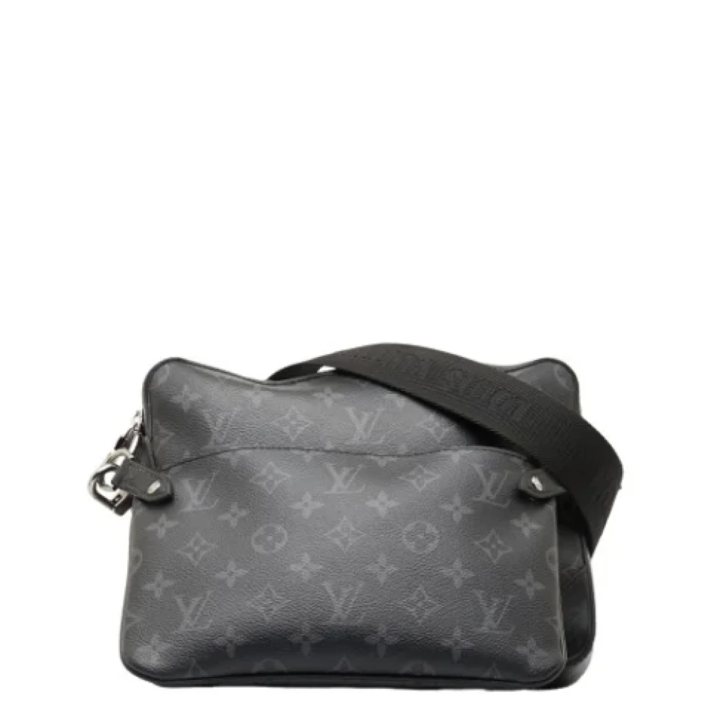 Louis Vuitton Vintage Pre-owned Plastic shoulder-bags Black Dames