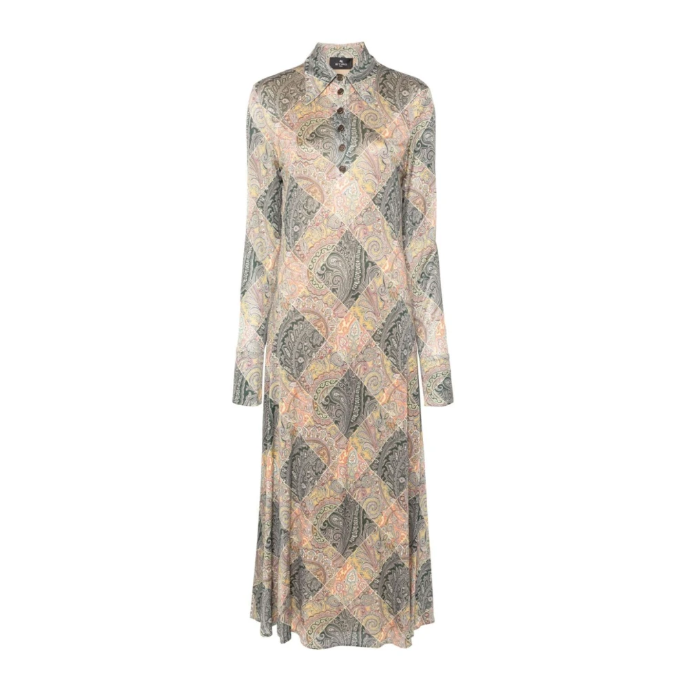 ETRO Elegante Zwarte Jurk voor Vrouwen Multicolor Dames