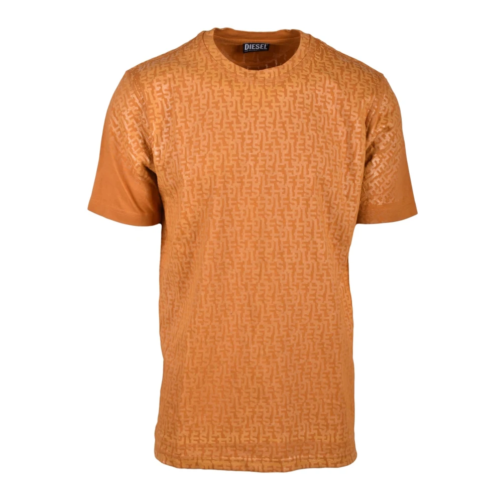 Diesel - Tops > T-Shirts - Orange - Diesel - Modalova