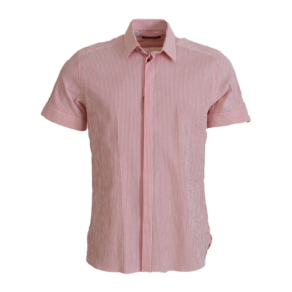Dolce & Gabbana Men's Multicolor Casual Shirt - Short Sleeve Shirts - Xs - Shirts