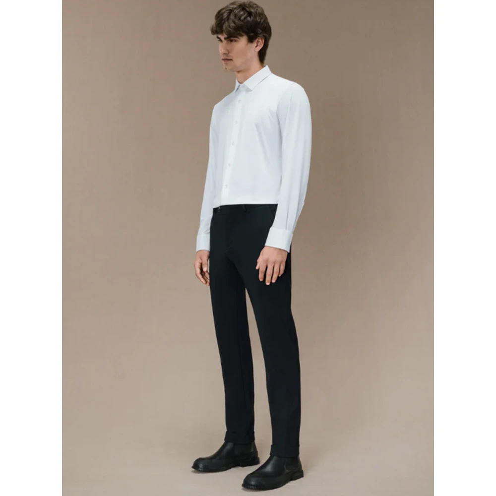 RRD Wit Oxford Open Overhemd White Heren