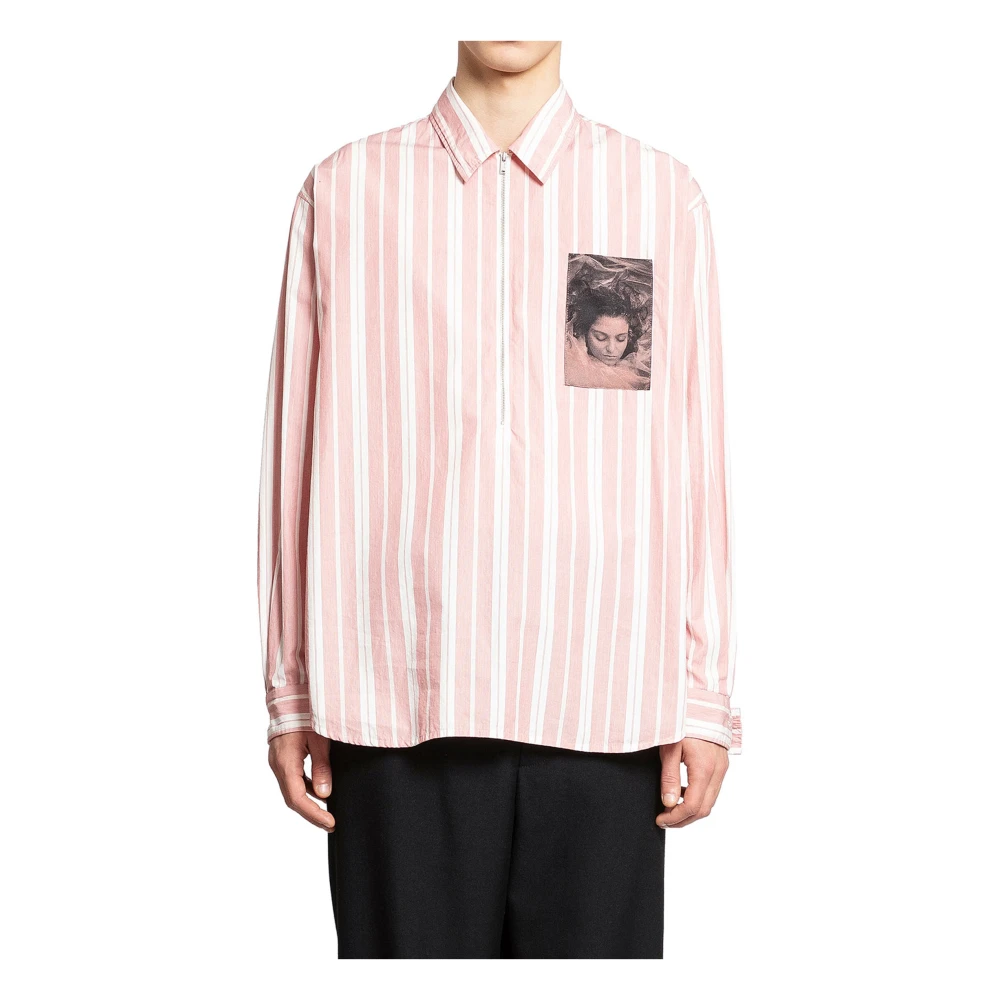 Undercover Gestreepte Runway Style Shirt Multicolor Heren