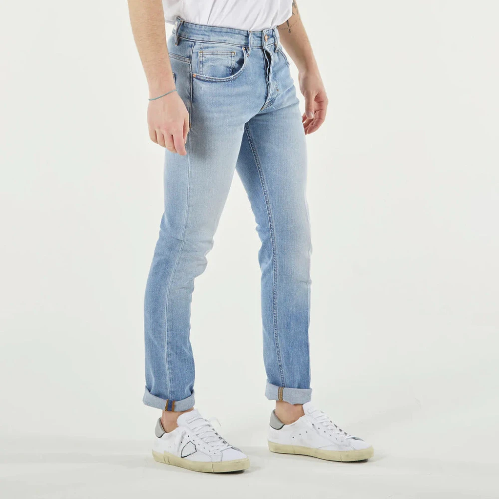 Don The Fuller Slim-Fit Denim Jeans Blue Heren