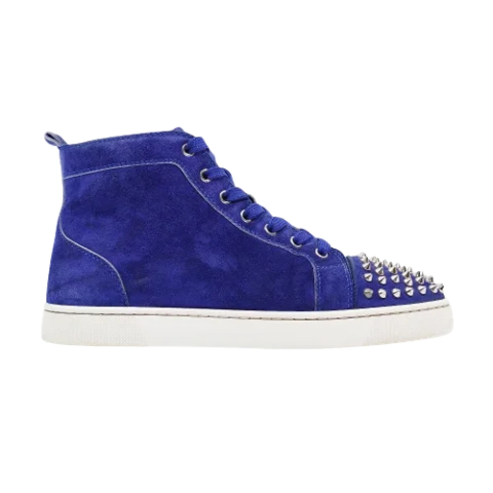 Christian louboutin sale blue suede