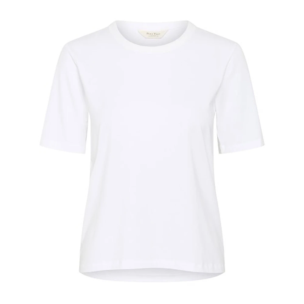 Part Two Heldere witte T-shirt met korte mouwen White Dames