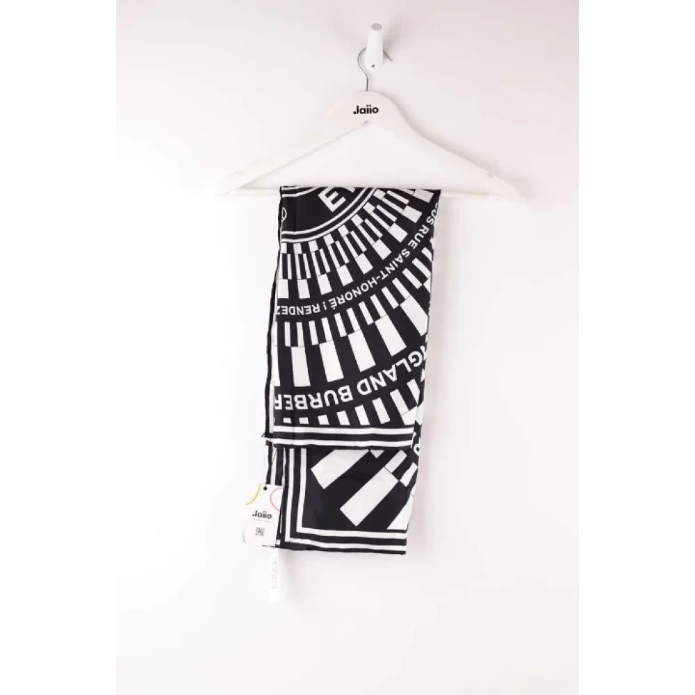 Burberry Vintage Pre-owned Fabric scarves Black Heren