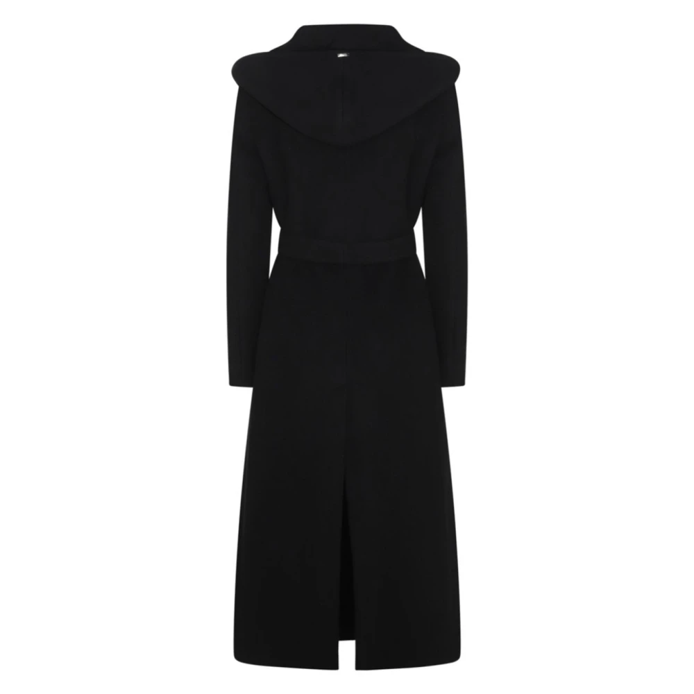 Herno Cappotto Belted Coat Black Dames