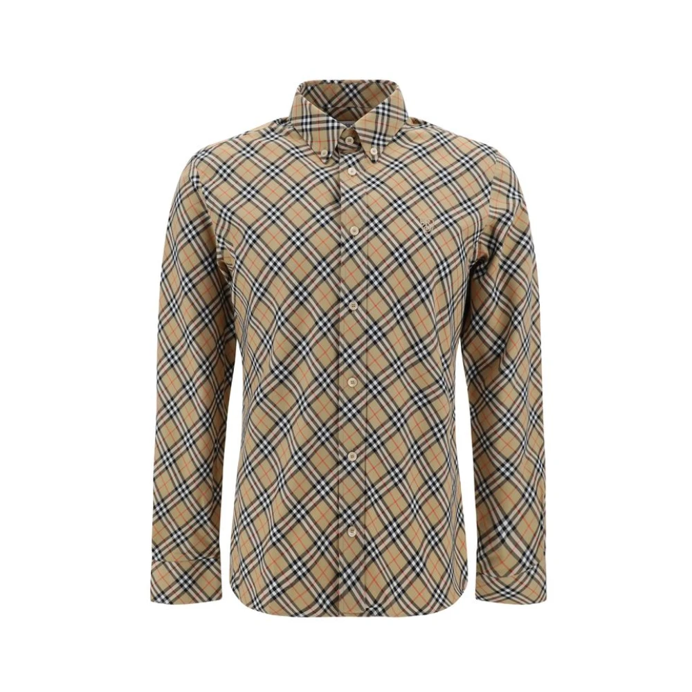 Burberry Casual Geruite Overhemd Multicolor Heren