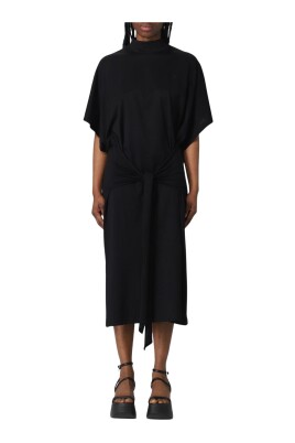knotted-midi-dress-short-sleeves