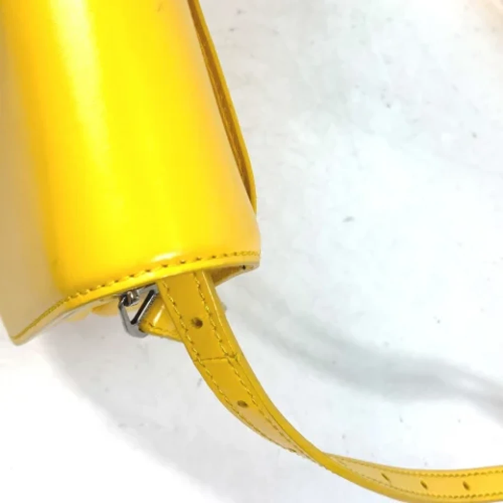 Balenciaga Vintage Pre-owned Leather shoulder-bags Yellow Dames