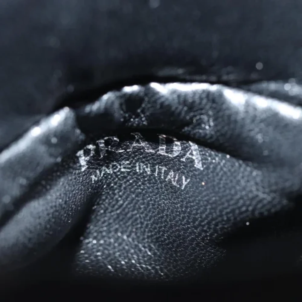 Prada Vintage Pre-owned Leather prada-bags Black Dames