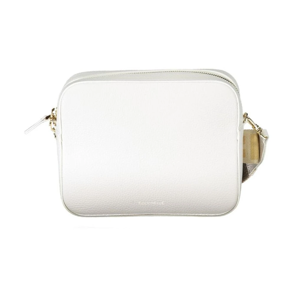 Coccinelle Stijlvolle leren schoudertas met rits White Dames