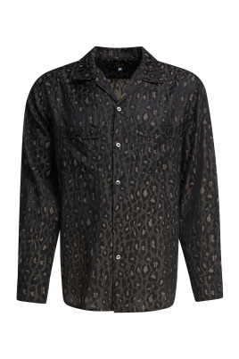 black-animal-motif-camp-collar-shirt