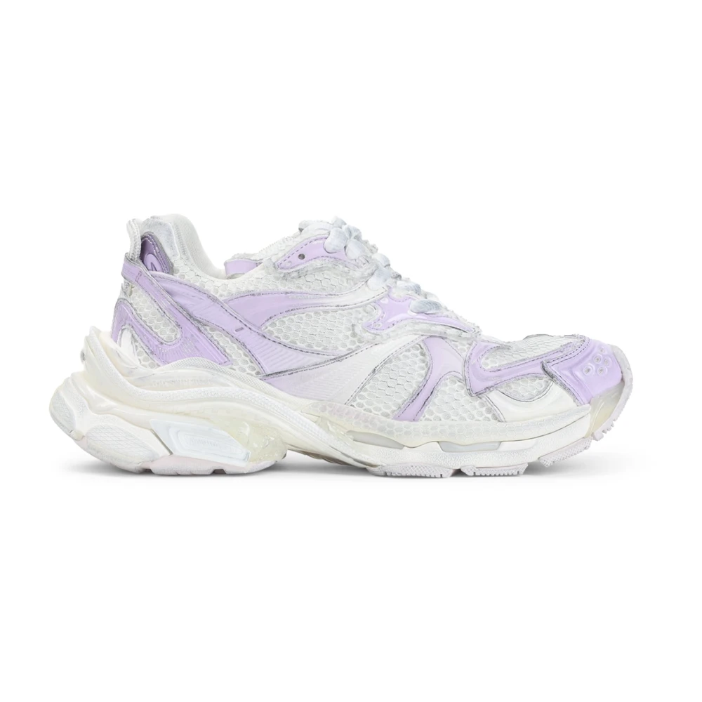 Balenciaga Women's Multicolor Sneakers, 7 Uk, Runner 2 Trainers