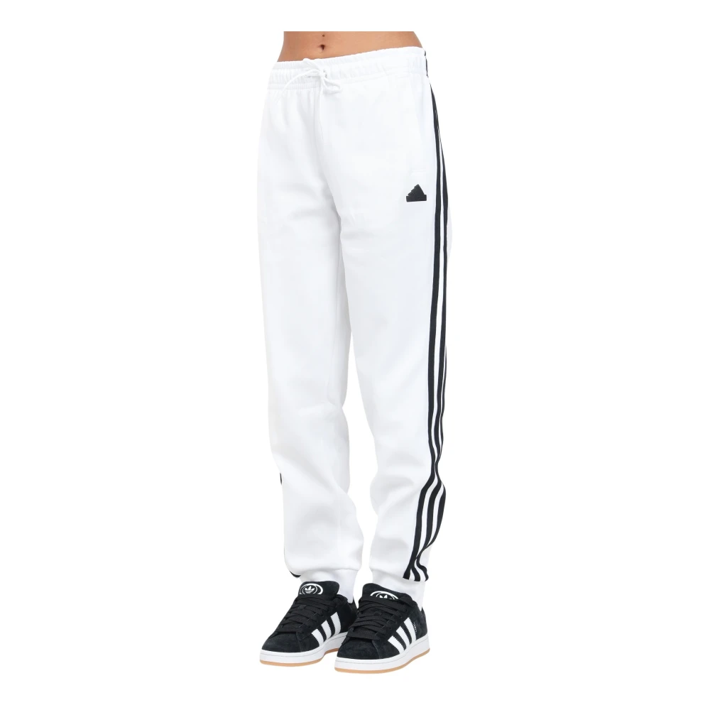 Adidas Witte Future Icons 3-Stripes Sportieve Broek White Dames