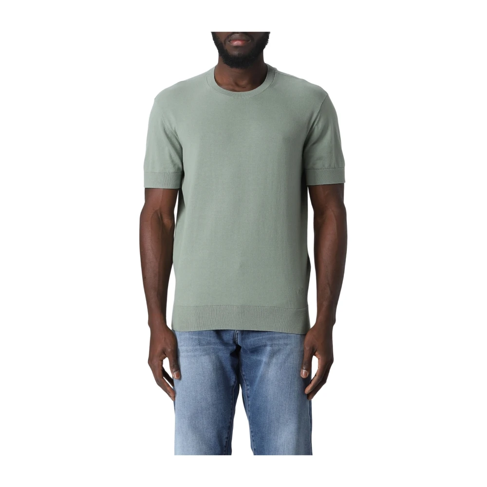 Armani Exchange Grundläggande T-shirt Green, Herr