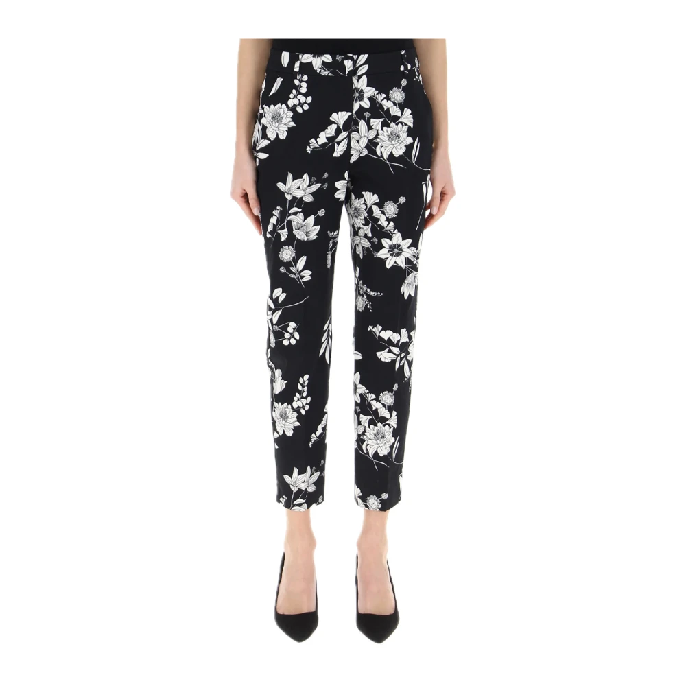 Pennyblack Slim katoenen enkellange broek Black Dames