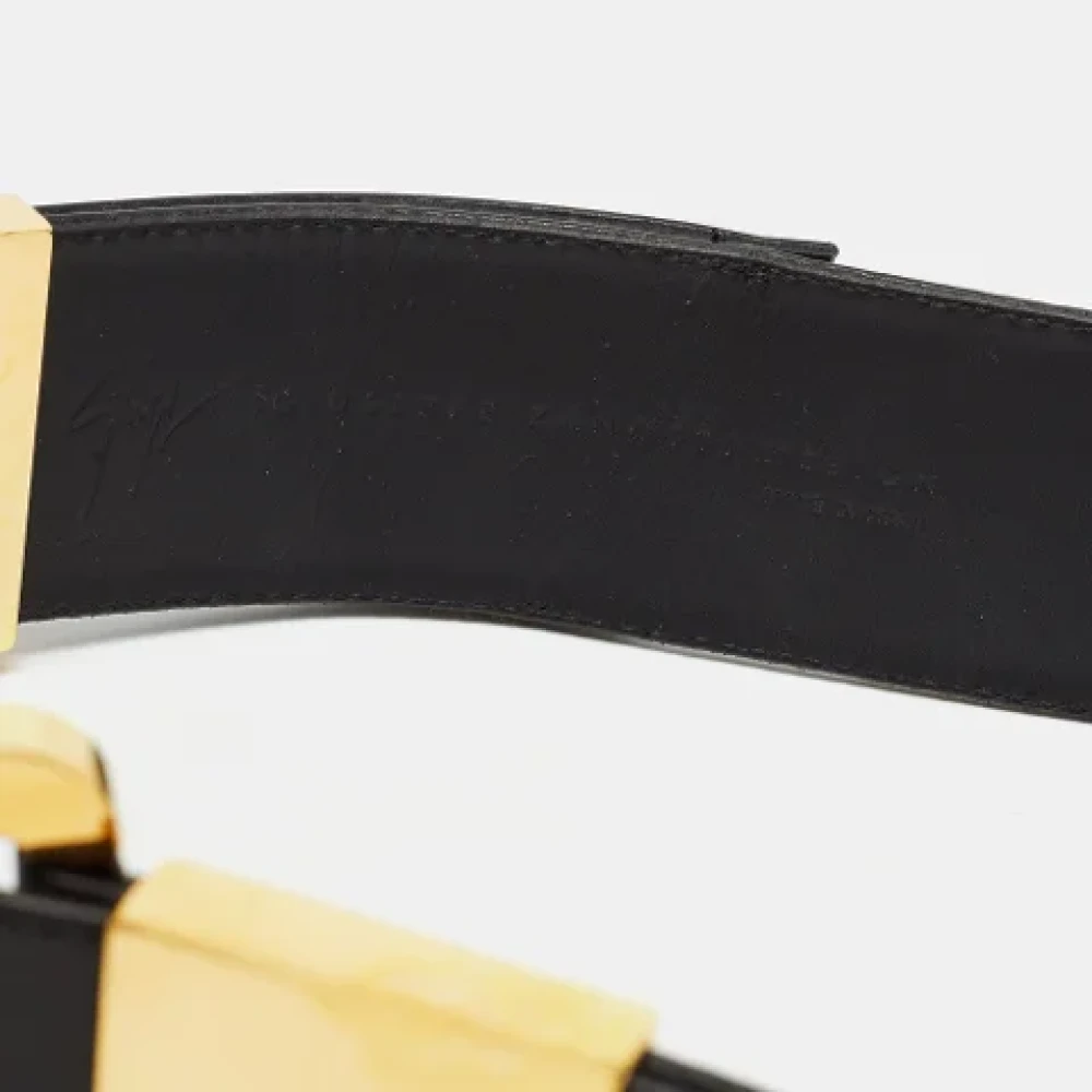 Giuseppe Zanotti Pre-owned Leather belts Black Dames