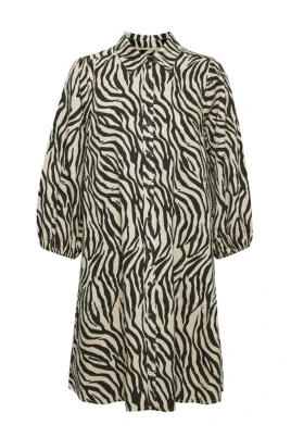 Zebra Print Cement Klänning
