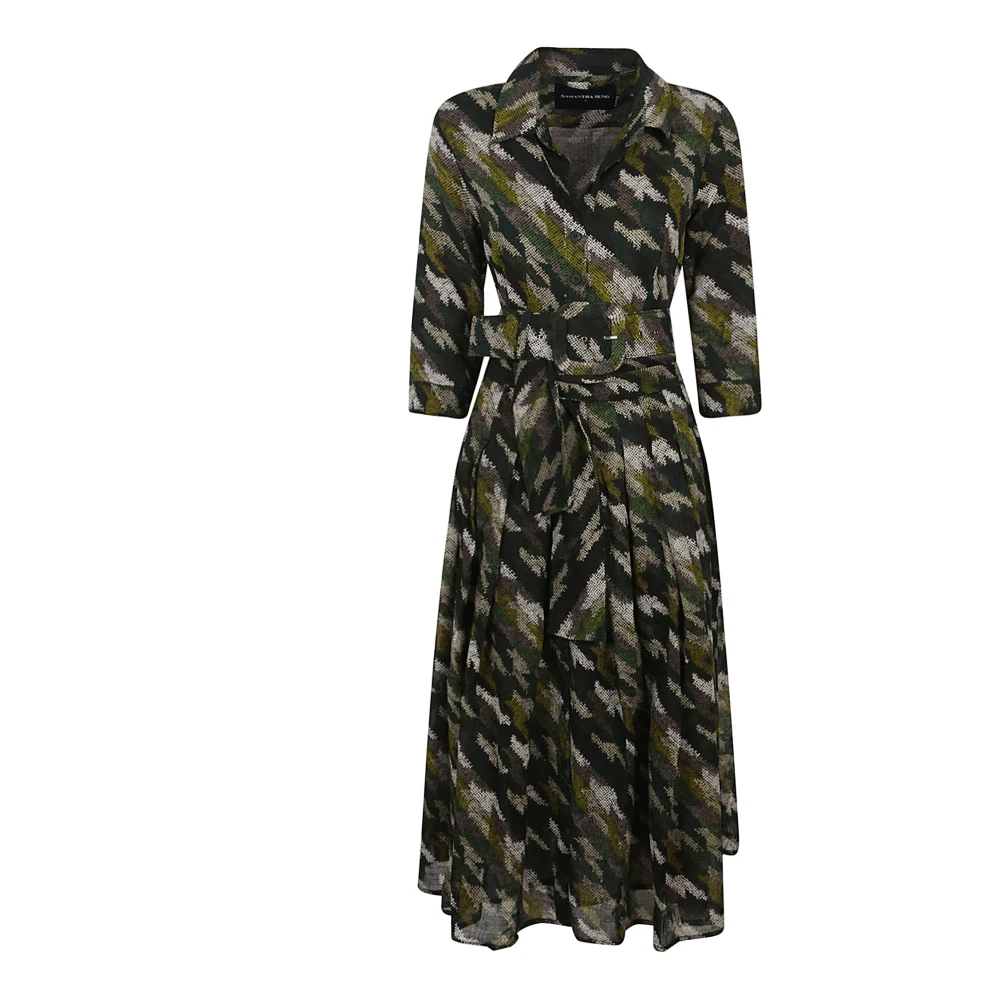 Samantha Sung Groene Jurk Stijlvolle Collectie Green Dames