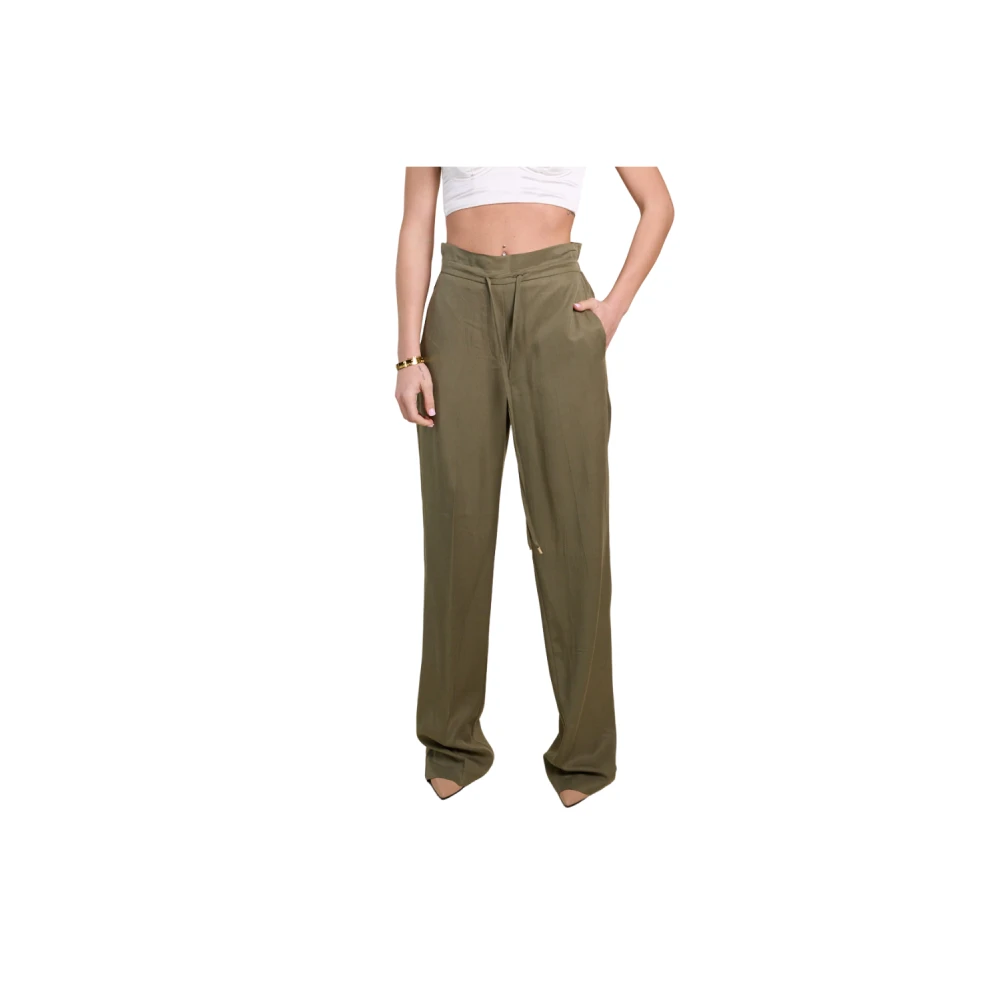 Liu Jo Donna Verde - Palazzo Pantaloni - Trousers - S