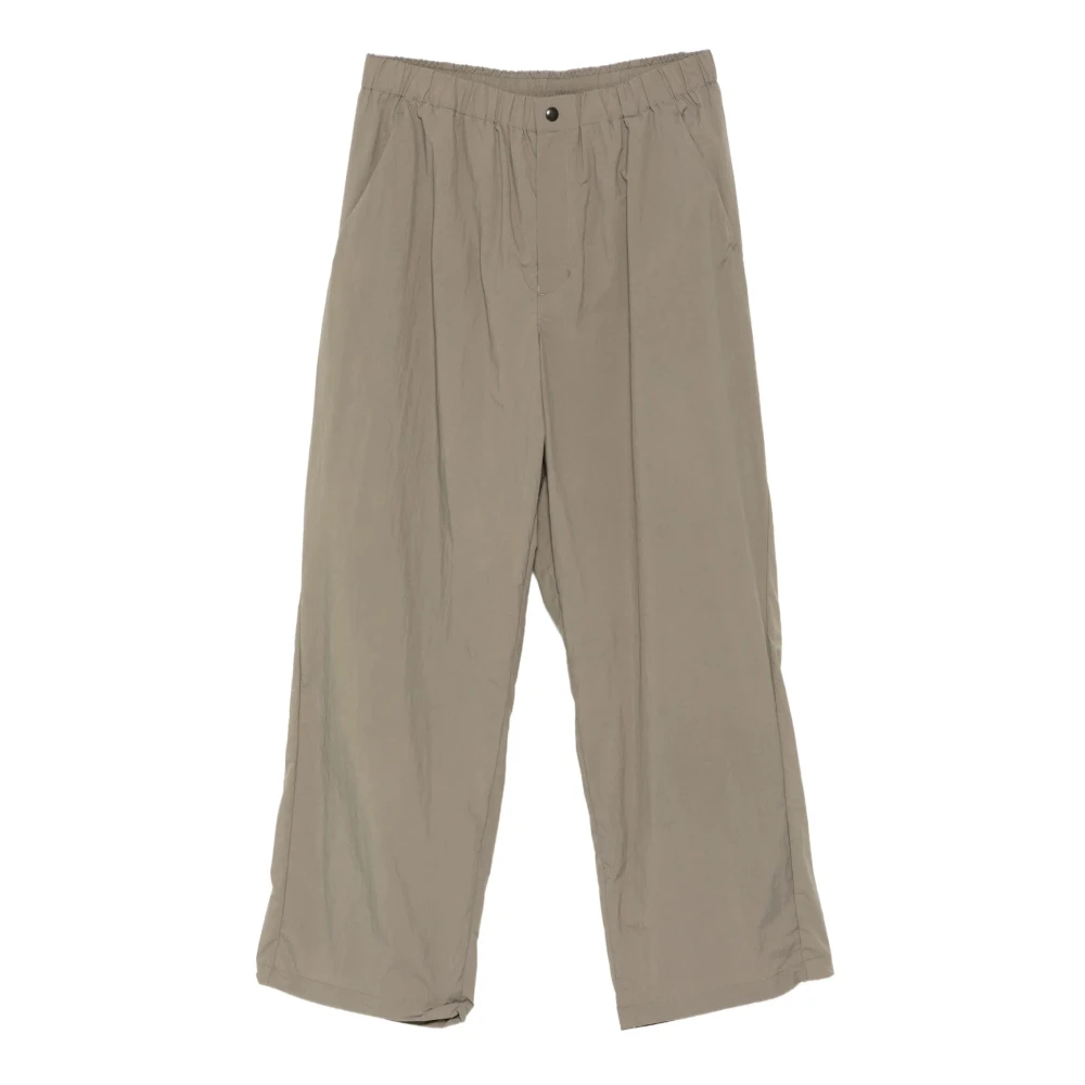 Goldwin Mannelijk Beige Broeken Heren, L, Wide Broeken