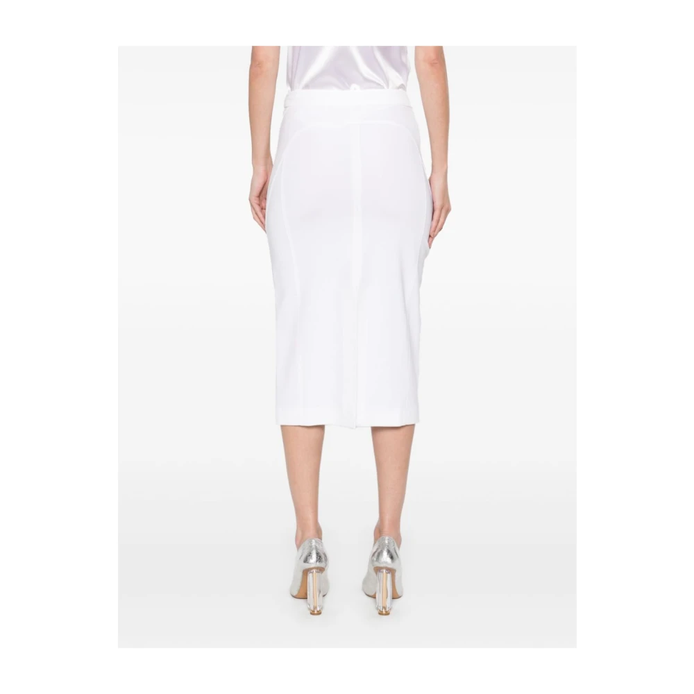 pinko Stijlvolle Midi Rokken Collectie White Dames