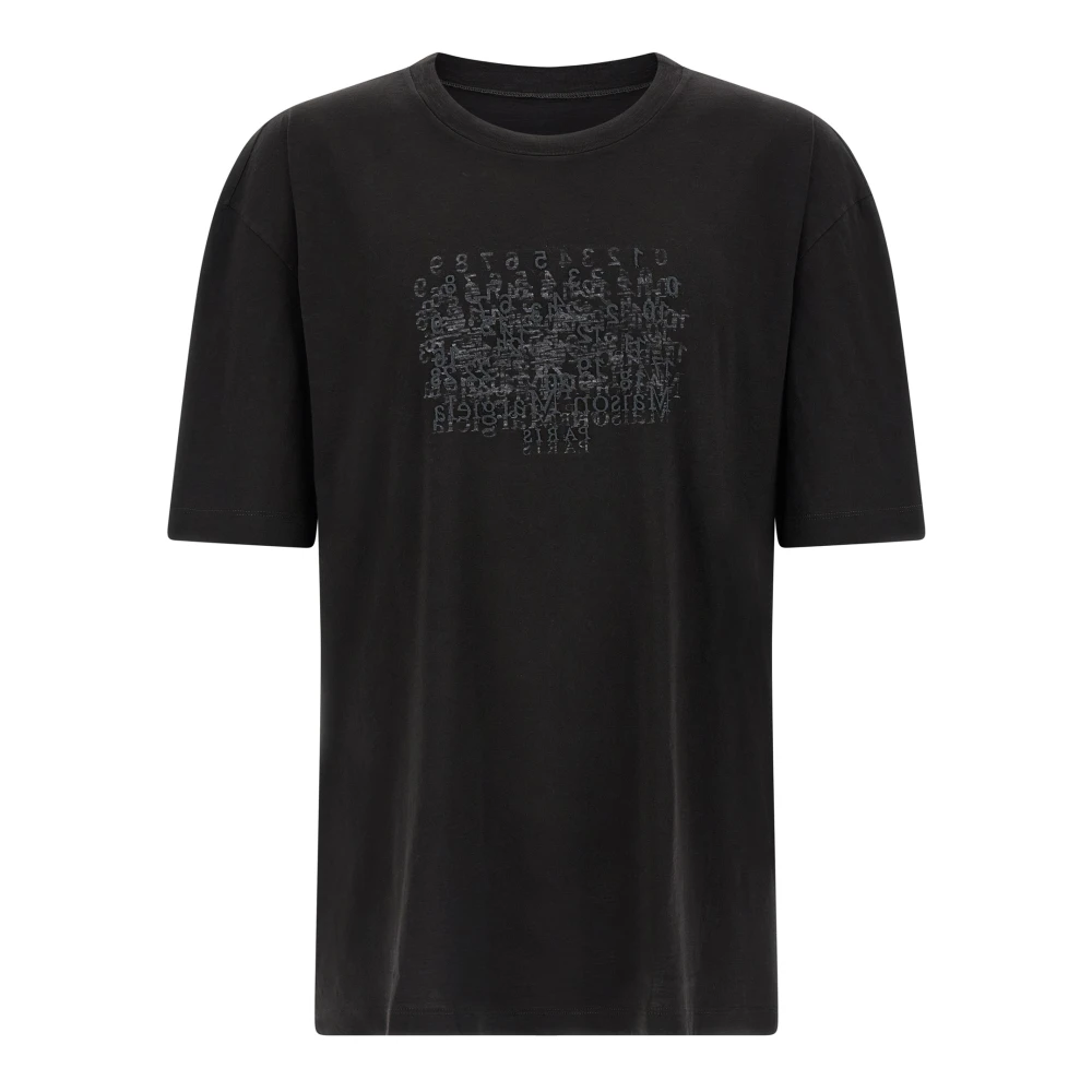 Maison Margiela Men's Black Numerical T-Shirt