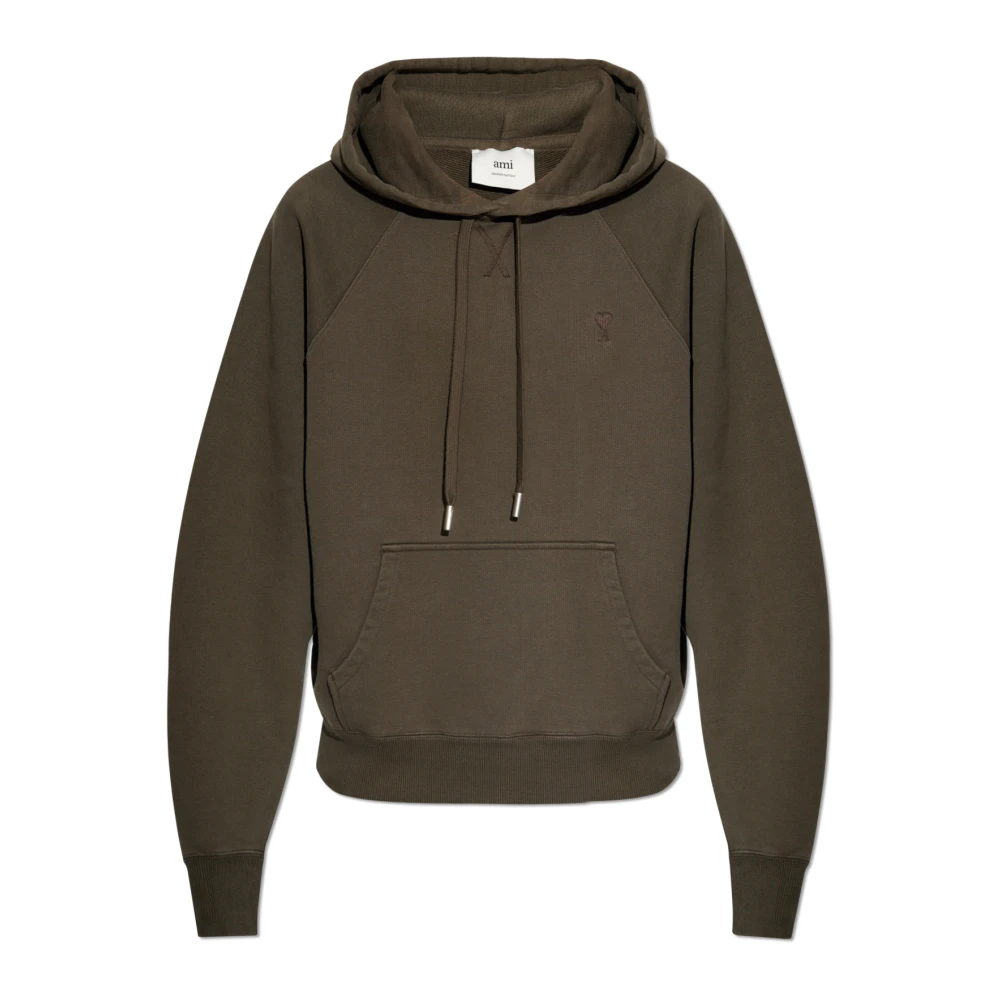 Ami Paris Hoodie Green, Herr