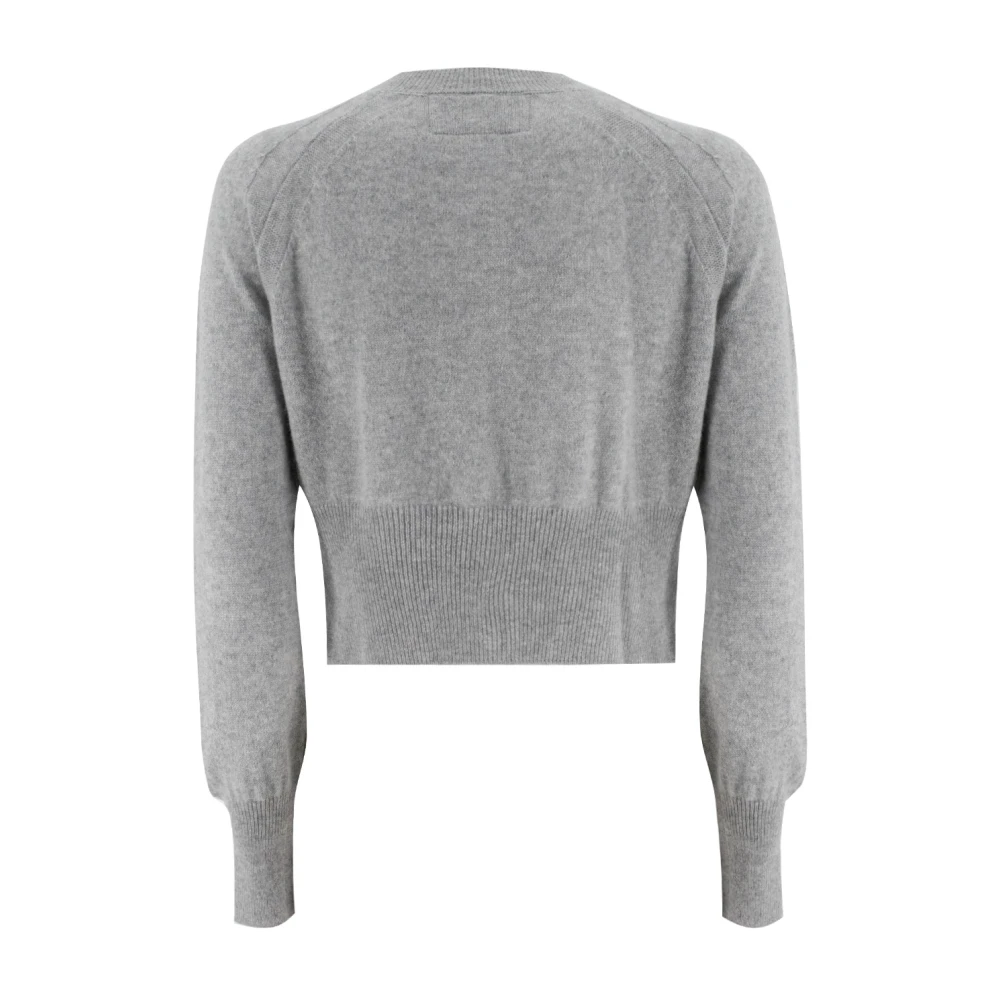 Ermanno Scervino Grijze Kant Detail Vest Gray Dames