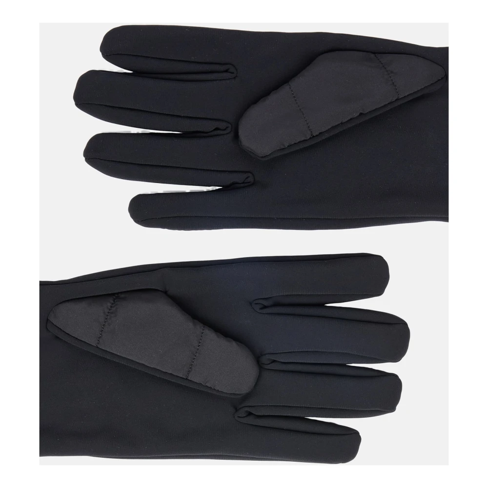 Boggi Milano Gewatteerde Handschoenen van Technische Stof Black Heren
