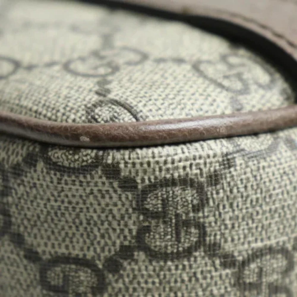 Gucci Vintage Pre-owned Canvas gucci-bags Brown Heren