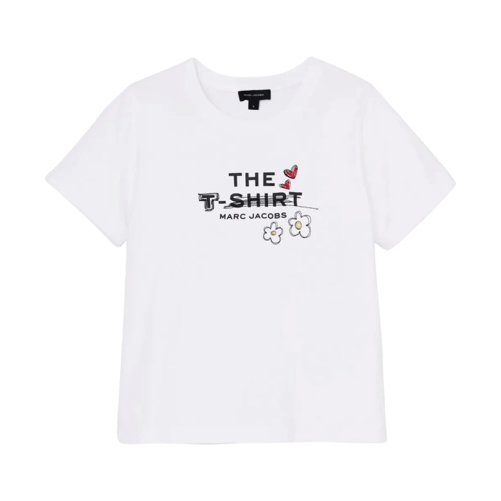 Marc Jacobs Doodle Slim Tee Shirt White Dames