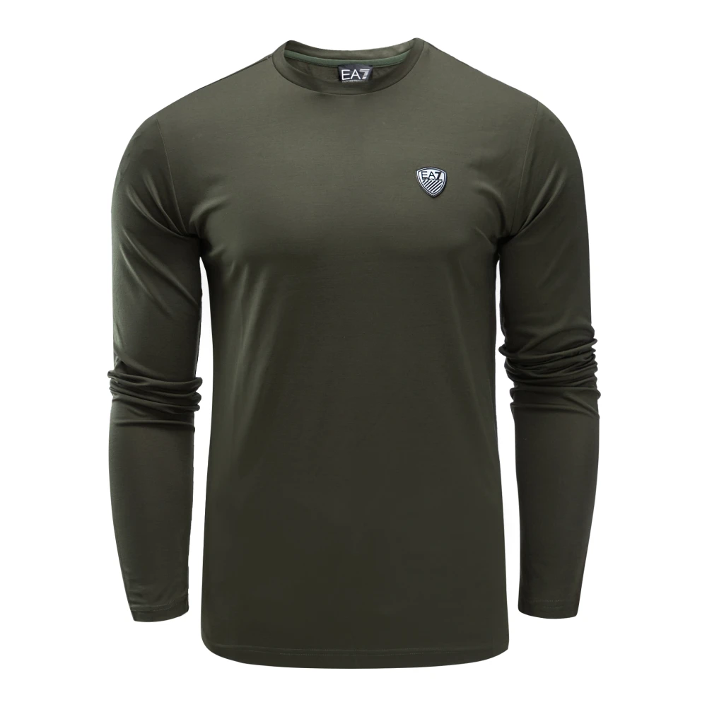 Emporio Armani EA7 Heren longsleeve shirt Green Heren