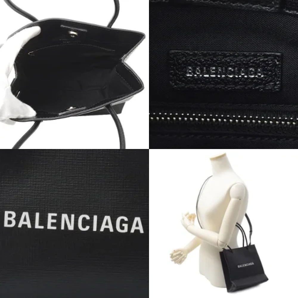 Balenciaga Vintage Pre-owned Leather totes Black Dames