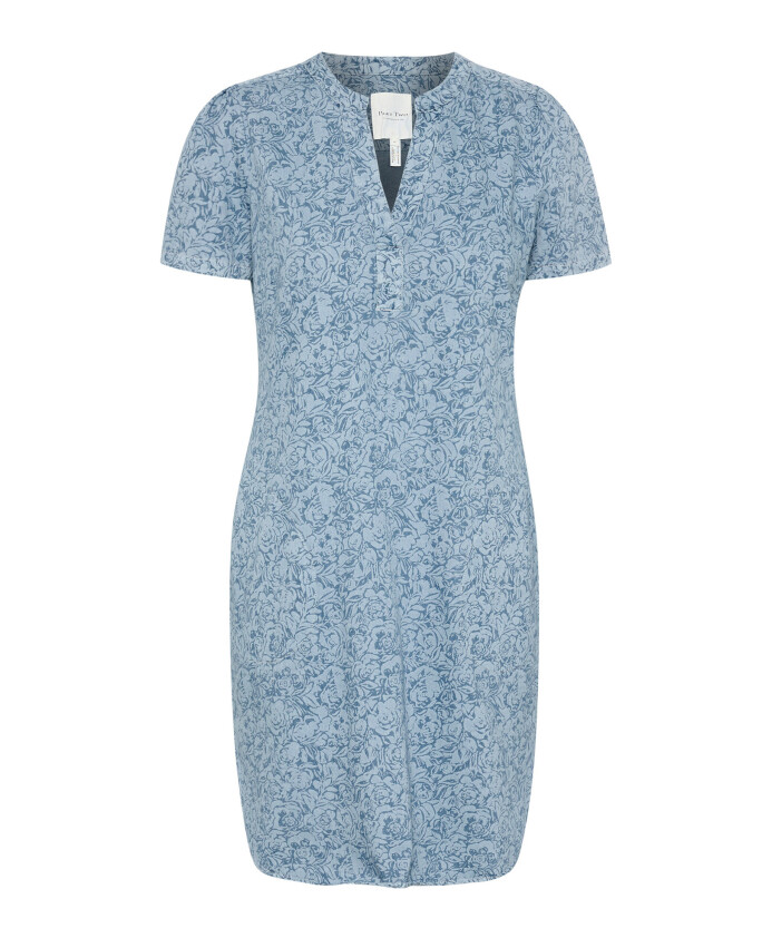 robe-en-jean-a-col-en-v