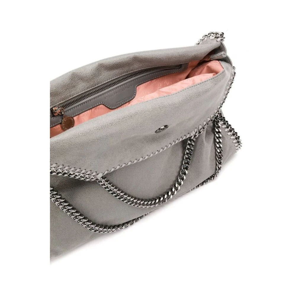 Stella Mccartney Stijlvolle Fold Over Tote Bag Gray Dames